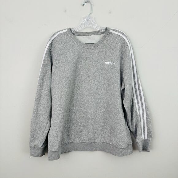Adidas Gray Long Sleeve Pullover Sweater Women’s Size XL - Picture 1 of 8